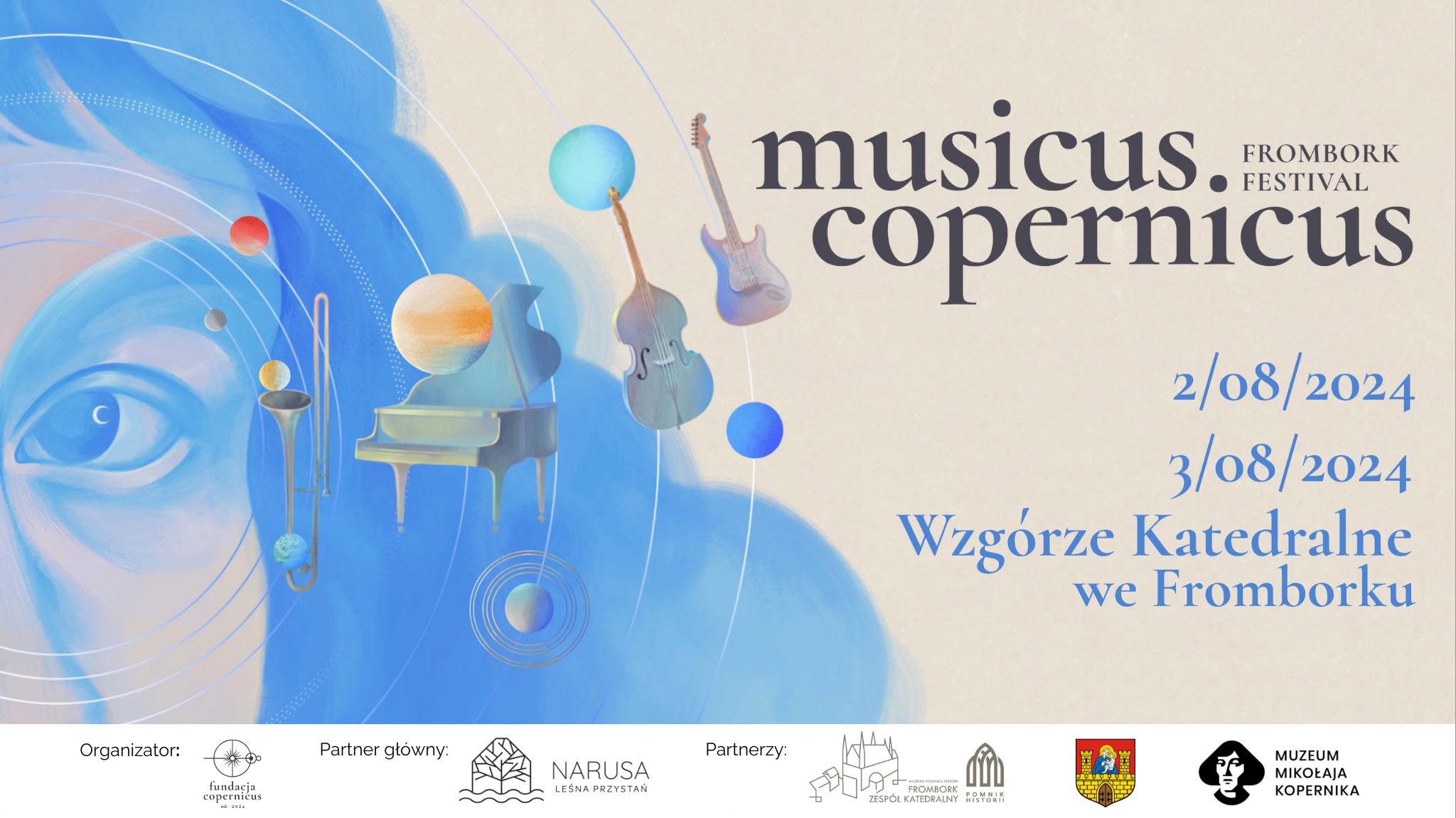 Musicus copernicus Frombork Festival 2-3 sierpnia 2024